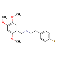 [2-(4-fluorophenyl)ethyl][(2,4,5-trimethoxyphenyl)methyl]amine