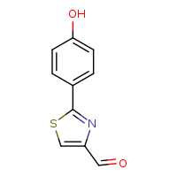 2-(4-hydroxyphenyl)-1,3-thiazole-4-carbaldehyde