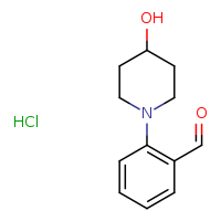 2-(4-hydroxypiperidin-1-yl)benzaldehyde hydrochloride