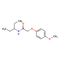 2-(4-methoxyphenoxy)-N-(pentan-3-yl)acetamide