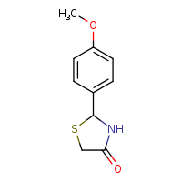 2-(4-methoxyphenyl)-1,3-thiazolidin-4-one