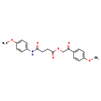 2-(4-methoxyphenyl)-2-oxoethyl 3-[(4-methoxyphenyl)carbamoyl]propanoate