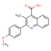 2-(4-methoxyphenyl)-3-methylquinoline-4-carboxylic acid