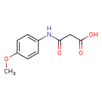 2-[(4-methoxyphenyl)carbamoyl]acetic acid