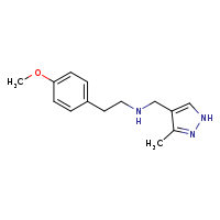 [2-(4-methoxyphenyl)ethyl][(3-methyl-1H-pyrazol-4-yl)methyl]amine