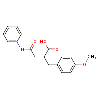 2-[(4-methoxyphenyl)methyl]-3-(phenylcarbamoyl)propanoic acid