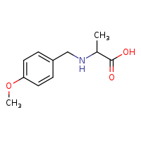 2-{[(4-methoxyphenyl)methyl]amino}propanoic acid