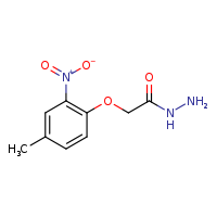 2-(4-methyl-2-nitrophenoxy)acetohydrazide