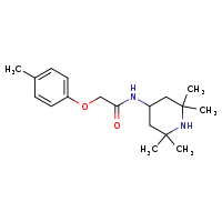 2-(4-methylphenoxy)-N-(2,2,6,6-tetramethylpiperidin-4-yl)acetamide