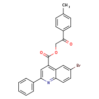 2-(4-methylphenyl)-2-oxoethyl 6-bromo-2-phenylquinoline-4-carboxylate