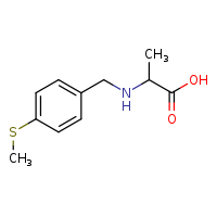 2-({[4-(methylsulfanyl)phenyl]methyl}amino)propanoic acid
