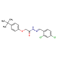 2-(4-tert-butylphenoxy)-N'-[(E)-(2,4-dichlorophenyl)methylidene]acetohydrazide
