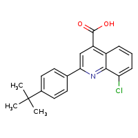 2-(4-tert-butylphenyl)-8-chloroquinoline-4-carboxylic acid