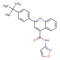 2-(4-tert-butylphenyl)-N-(1,2-oxazol-3-yl)quinoline-4-carboxamide