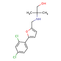 2-({[5-(2,4-dichlorophenyl)furan-2-yl]methyl}amino)-2-methylpropan-1-ol