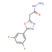 2-[5-(3,5-difluorophenyl)-1,3,4-oxadiazol-2-yl]acetohydrazide