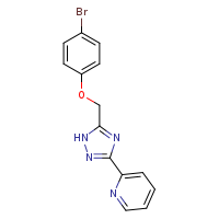 2-[5-(4-bromophenoxymethyl)-1H-1,2,4-triazol-3-yl]pyridine