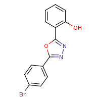 2-[5-(4-bromophenyl)-1,3,4-oxadiazol-2-yl]phenol