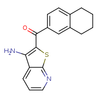 2-(5,6,7,8-tetrahydronaphthalene-2-carbonyl)thieno[2,3-b]pyridin-3-amine