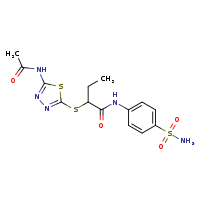 2-[(5-acetamido-1,3,4-thiadiazol-2-yl)sulfanyl]-N-(4-sulfamoylphenyl)butanamide