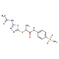 2-[(5-acetamido-1,3,4-thiadiazol-2-yl)sulfanyl]-N-(4-sulfamoylphenyl)propanamide