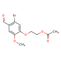 2-(5-bromo-4-formyl-2-methoxyphenoxy)ethyl acetate