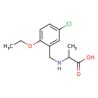 2-{[(5-chloro-2-ethoxyphenyl)methyl]amino}propanoic acid