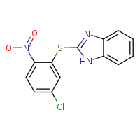 2-[(5-chloro-2-nitrophenyl)sulfanyl]-1H-1,3-benzodiazole