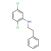 2,5-dichloro-N-(2-phenylethyl)aniline