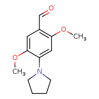 2,5-dimethoxy-4-(pyrrolidin-1-yl)benzaldehyde