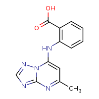 2-({5-methyl-[1,2,4]triazolo[1,5-a]pyrimidin-7-yl}amino)benzoic acid