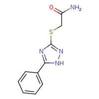 2-[(5-phenyl-1H-1,2,4-triazol-3-yl)sulfanyl]acetamide
