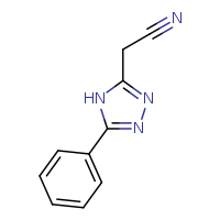 2-(5-phenyl-4H-1,2,4-triazol-3-yl)acetonitrile