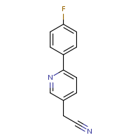 2-[6-(4-fluorophenyl)pyridin-3-yl]acetonitrile