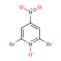 2,6-dibromo-4-nitropyridin-1-ium-1-olate