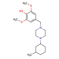 2,6-dimethoxy-4-{[4-(3-methylcyclohexyl)piperazin-1-yl]methyl}phenol