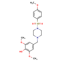 2,6-dimethoxy-4-{[4-(4-methoxybenzenesulfonyl)piperazin-1-yl]methyl}phenol