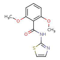 2,6-dimethoxy-N-(1,3-thiazol-2-yl)benzamide