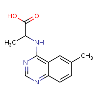 2-[(6-methylquinazolin-4-yl)amino]propanoic acid