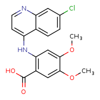 2-[(7-chloroquinolin-4-yl)amino]-4,5-dimethoxybenzoic acid