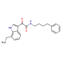2-(7-ethyl-1H-indol-3-yl)-2-oxo-N-(4-phenylbutyl)acetamide