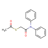 2-(acetylsulfanyl)-N,N-diphenylacetamide