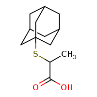 2-(adamantan-1-ylsulfanyl)propanoic acid