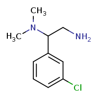 [2-amino-1-(3-chlorophenyl)ethyl]dimethylamine