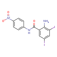 2-amino-3,5-diiodo-N-(4-nitrophenyl)benzamide