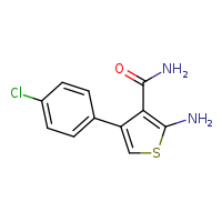 2-amino-4-(4-chlorophenyl)thiophene-3-carboxamide