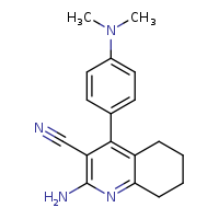 2-amino-4-[4-(dimethylamino)phenyl]-5,6,7,8-tetrahydroquinoline-3-carbonitrile