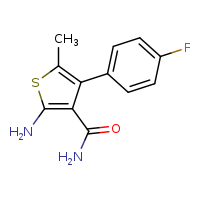 2-amino-4-(4-fluorophenyl)-5-methylthiophene-3-carboxamide