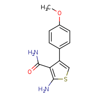 2-amino-4-(4-methoxyphenyl)thiophene-3-carboxamide
