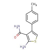 2-amino-4-(4-methylphenyl)thiophene-3-carboxamide
